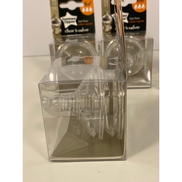 4 Packs Tommee Tippee Closer to Nature Fast Flow Nipples - Picture 3 of 3